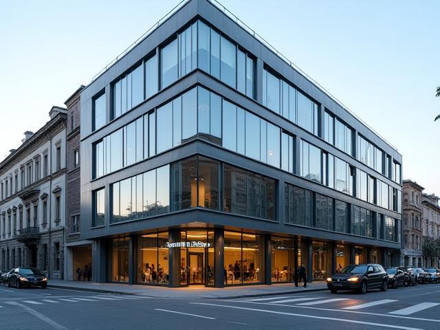 Exterior view of the Italia Connect Services office building in Milan