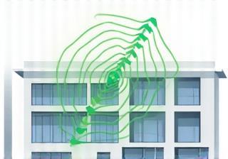 Image representing indoor network signal coverage within a building