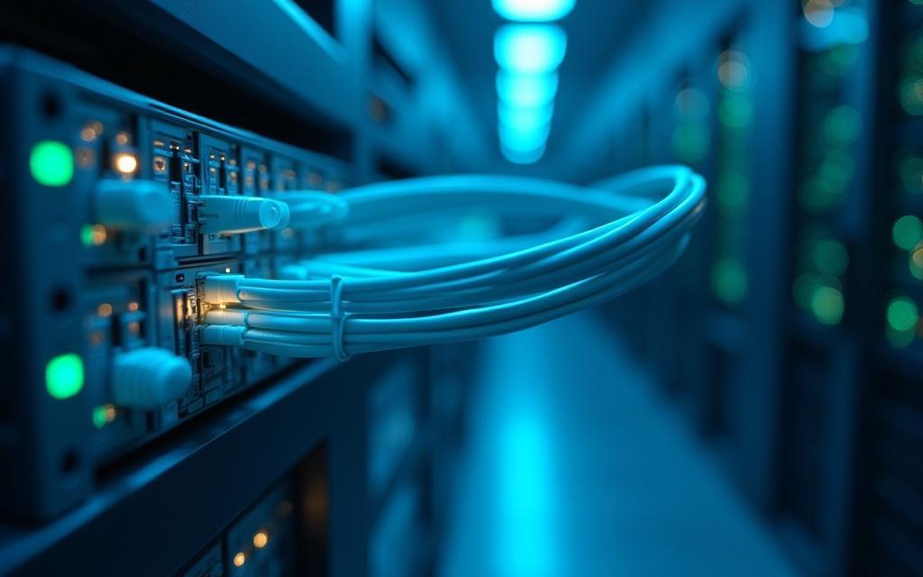 Modern fiber optic cables and network equipment