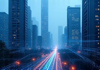 Cover image for 5G Densification Whitepaper showing urban infrastructure and network nodes